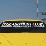 The Midnight Car Sticker Windshield Banner