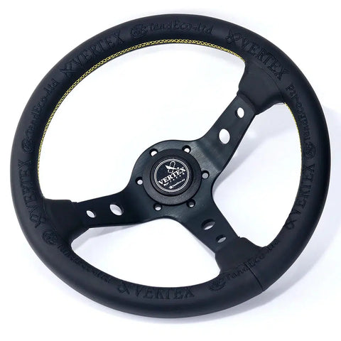 Vertex King 330mm Genuine Leather Drift Sport Steering Wheel