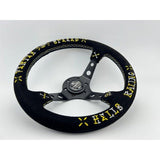 Vertex Style VX Speed  Suede Racing Steering Wheel 13" (320mm) JDM Performance