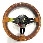 Wood Peach Steering Wheel 14 Inch JDM Performance
