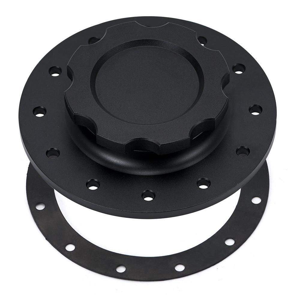 Billet Aluminum Fuel Cell Gas Cap With 12 Hole Cell Bung – JDM