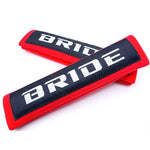 Black Bride Seat Belt Cover Harness Pads JDM Performance