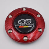 JDM Mugen Carbon Fiber Horn Switch Button for Honda JDM Performance