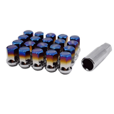 Rays Stainless Steel Burnt Blue Wheel Lug Nuts JDM Performance