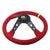 Red Suede Corsica Steering Wheel 14inch