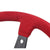 Red Suede Corsica Steering Wheel 14inch