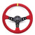 Red Suede Corsica Steering Wheel 14inch