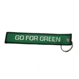 TA Go For Green Jet Tag