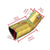 Gold Heart Shaped Stainless Steel Exhaust Pipe Muffler Tip Trim Bend
