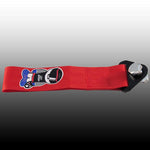 Mugen Red Racing Tow Strap for Front / Rear Bumper JDM Performance