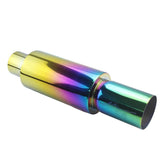 Aftermarket Racing Exhaust Muffler Straight Tip 75mm 3" JDM Performance