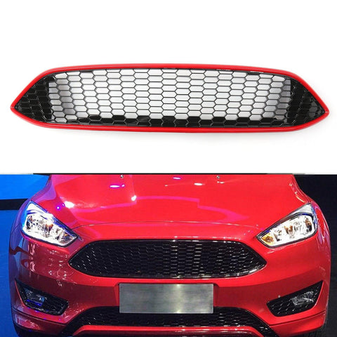 Honeycomb Front Upper Centre Grill For Ford Focus S MK3 2015-2018 JDM Performance
