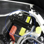 Carbon Fiber Style Car Battery Tie Down Mount Bracket Brace Bar JDM Performance