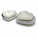 Clear LED Heart Shape Side Marker Indicators (Pair) JDM Performance