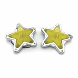 Clear LED Star Shape Side Marker Indicators - 24 volt  (Pair) JDM Performance