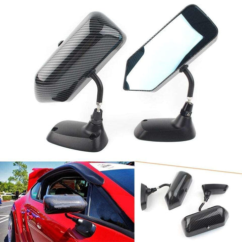 F1 Racing Style Carbon Fiber Wing Mirrors JDM Performance