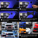 Front License Plate Holder Relocation Kit for Subaru Impreza WRX STi 15-17 JDM Performance