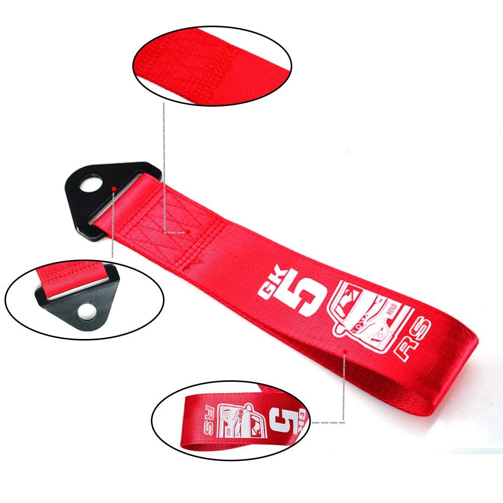 Honda Fit GK5 Race High Strength Red Tow Towing Strap – JDM