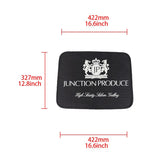 Junction Produce Racing Black Fabric Car Floor Mats Interior Carpets JDM Performance