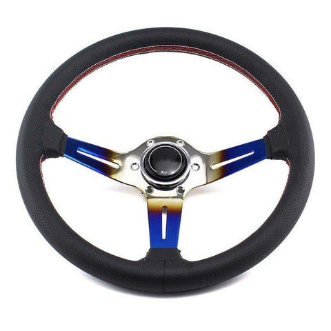 ND Blue Burnt Style Tuning Aftermarket Steering Wheel JDM Performance