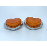 Orange / Amber LED Heart Shape Side Marker Indicators (Pair) JDM Performance