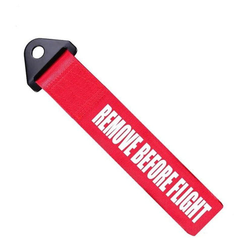 Remove Before Flight Tow Strap JDM Performance