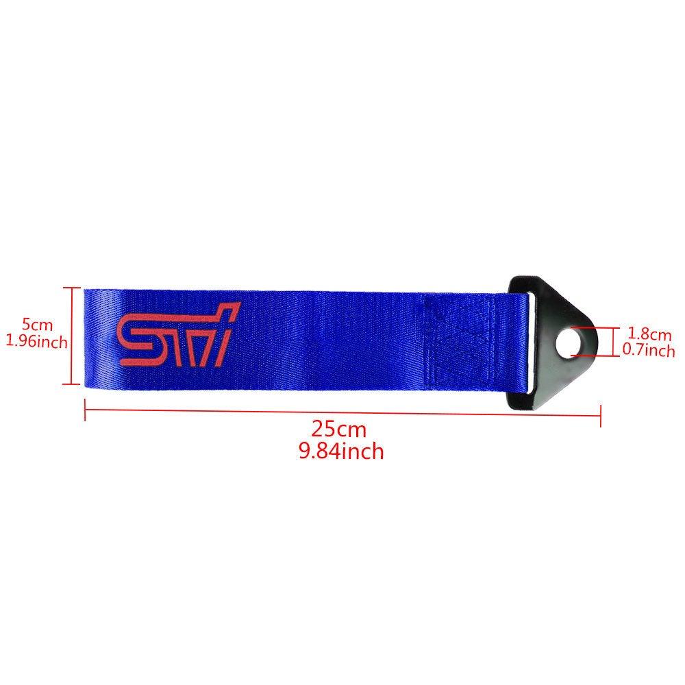 Sti High Strength Blue Tow Towing Strap Hook For Front / – JDM