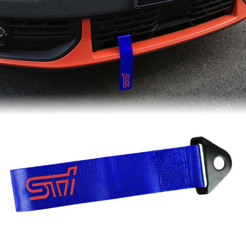 Sti High Strength Blue Tow Towing Strap Hook For Front / REAR BUMPER JDM JDM Performance