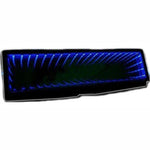 Universal Illusion LED Clip On Rear View Mirror (Blue) JDM Performance