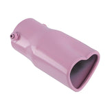 Pink Heart Shaped Stainless Steel Exhaust Pipe Muffler Tip Trim JDM Performance