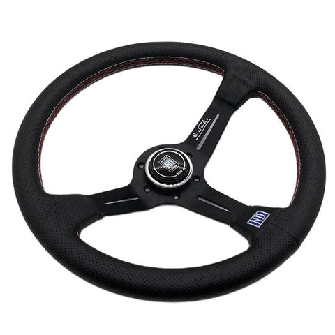 14 inch ND Leather Racing Steering Wheel Drifting-JDM Performance