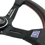 ND Leather Steering Wheel 14 inch