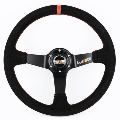 14" Ralliart Deep Dish Aftermarket Steering Wheel-JDM Performance