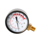 1/8 NPT Analog Pressure Gauge, 0-200 PSI/14 Bar