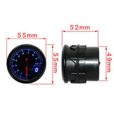 2" 52mm 7 Colors LED Dual Display Car Gauges