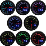 2" 52mm 7 Colors LED Dual Display Car Gauges