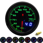 2" 52mm 7 Colors LED Dual Display Car Gauges