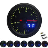 2" 52mm 7 Colors LED Dual Display Car Gauges