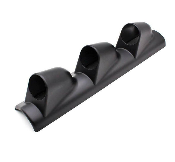 2" 52mm Universal Black A Pillar Pod Triple Gauge Holder LHD JDM Performance