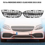 2015-2018 Mercedes Benz C-CLASS W205 Chrome Fog Light Cover JDM Performance