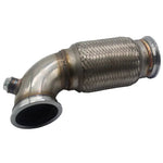 2.5" V-Band Downpipe 90 Degree W/O2 Plug