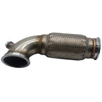 2.5" V-Band Downpipe 90 Degree W/O2 Plug