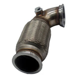 2.5" V-Band Downpipe 90 Degree W/O2 Plug