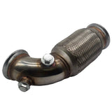 2.5" V-Band Downpipe 90 Degree W/O2 Plug