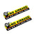 2pc No Airbags We Die Like Real Men ticker Decal