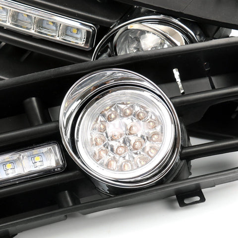 2x Fog Light LED Front Bumper DRL Lamp For VW Golf MK4 GTI TDI JDM Performance