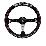 350mm Deep Dish Explicit Clique Steering Wheel