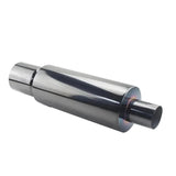 4" H-Spec Jdm Silencer Muffler 2.5" Inlet
