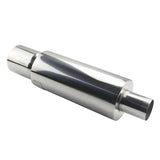 4" H-Spec Jdm Silencer Muffler 2.5" Inlet