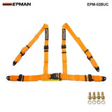 4 Point Nylon Safety E Marked Harness Racing Seat Belt JDM Performance